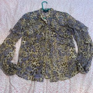 Bardot see thru blouse